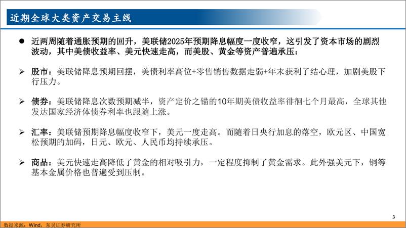 《全球大类资产观察：美联储降息放缓引发资产波动-241231-东吴证券-29页》 - 第3页预览图