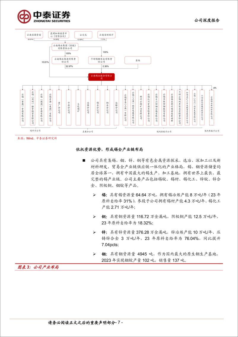 《锡业股份(000960)半导体需求复苏趋势已至，锡业龙头价值重估-240812-中泰证券-30页》 - 第7页预览图