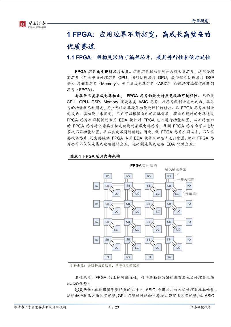 《电子行业深度报告：FPGA行业深度，应用边界不断拓宽，优质赛道价值凸显-20211220-华安证券-23页》 - 第5页预览图