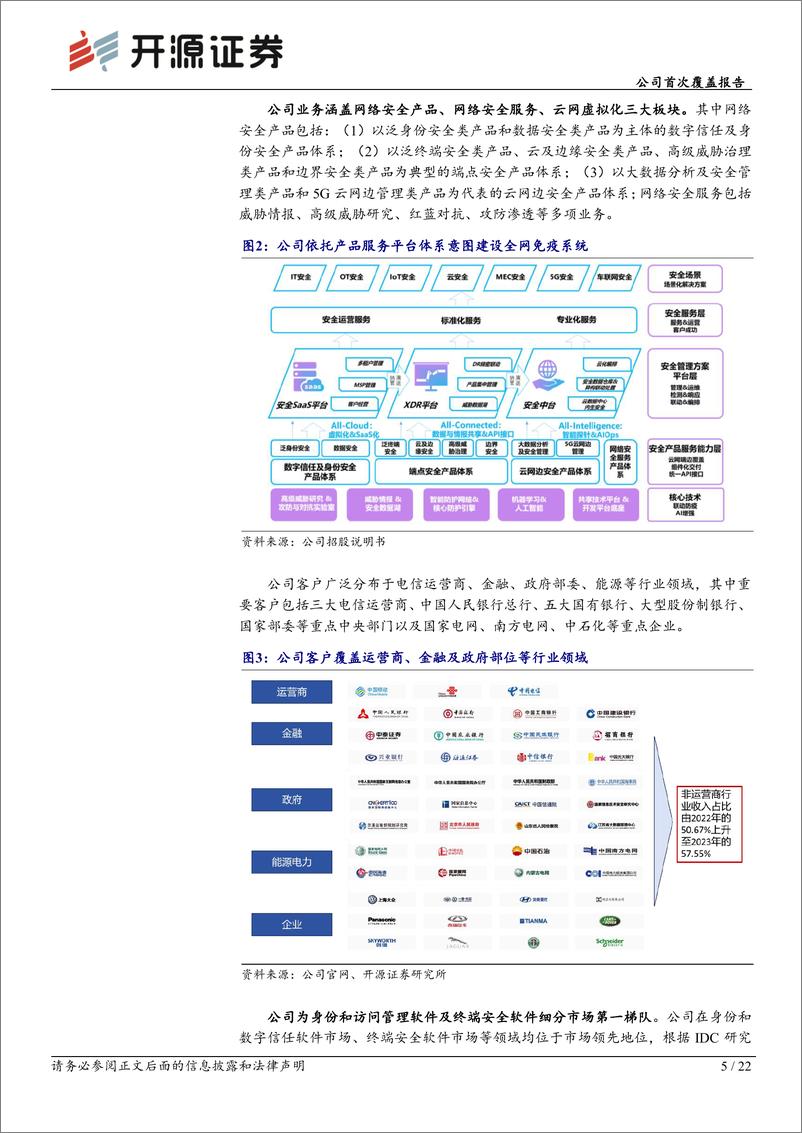 《开源证券-亚信安全-688225-公司首次覆盖报告：XDR平台领跑者，推进云网安融合发展》 - 第5页预览图