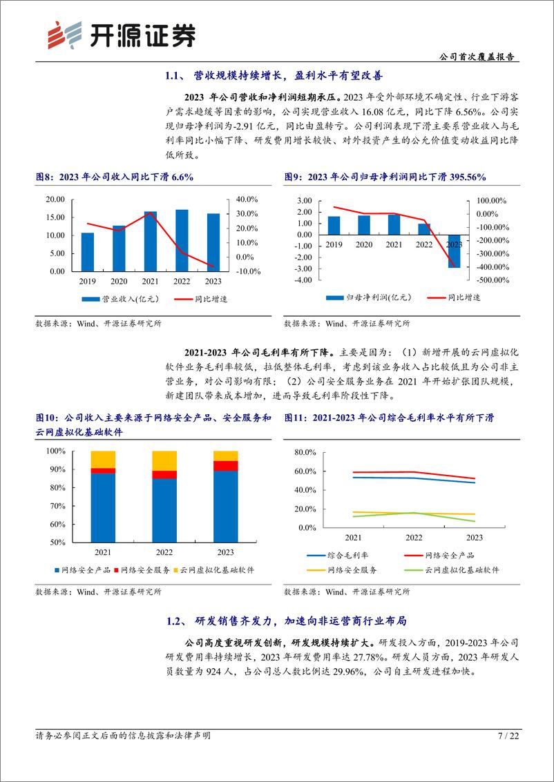 《开源证券-亚信安全-688225-公司首次覆盖报告：XDR平台领跑者，推进云网安融合发展》 - 第7页预览图