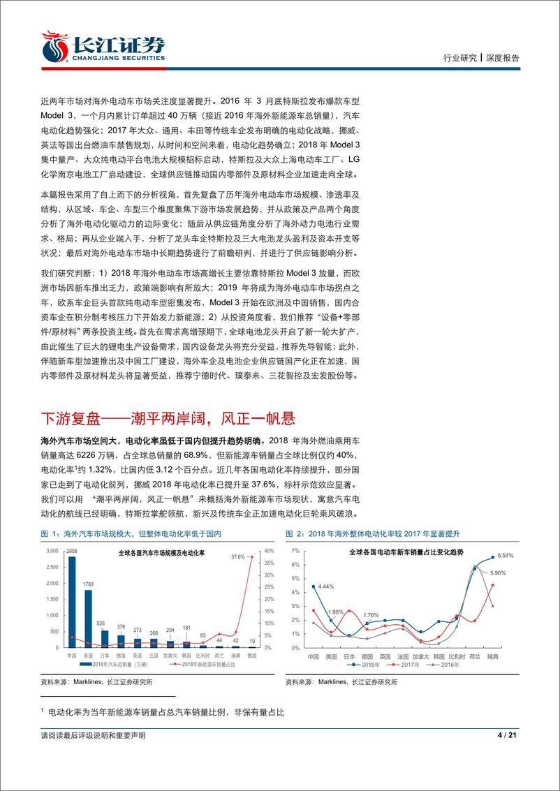 《电气设备行业海外电动车市场研究系列（一）：拐点临近，只争朝夕-20190505-长江证券-21页》 - 第5页预览图