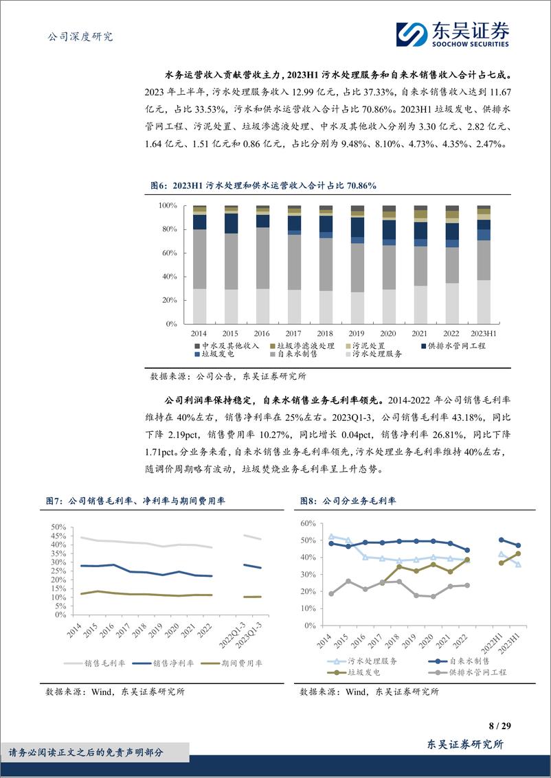 《深度报告-20240409-东吴证券-兴蓉环境-000598.SZ-成都水务龙头稳健增2024年污水调价在长期现金流增厚空间292mb》 - 第8页预览图