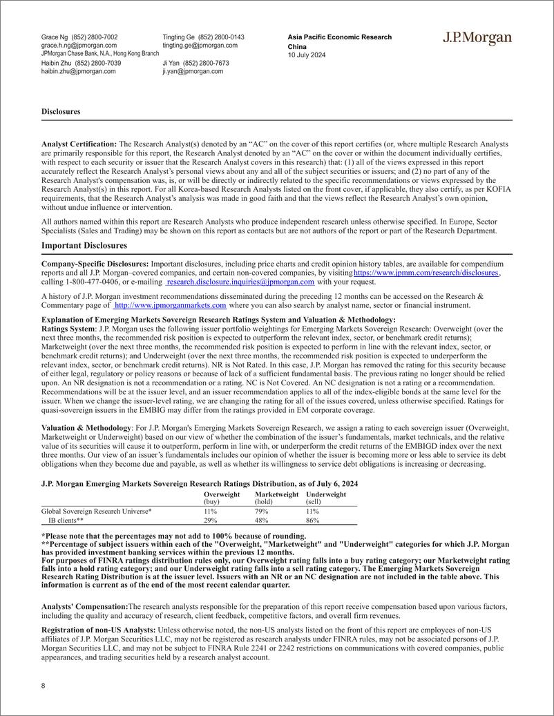 《JPMorgan Econ  FI-China June CPI inflation eased modestly to 0.2oya; general ...-109131570》 - 第8页预览图