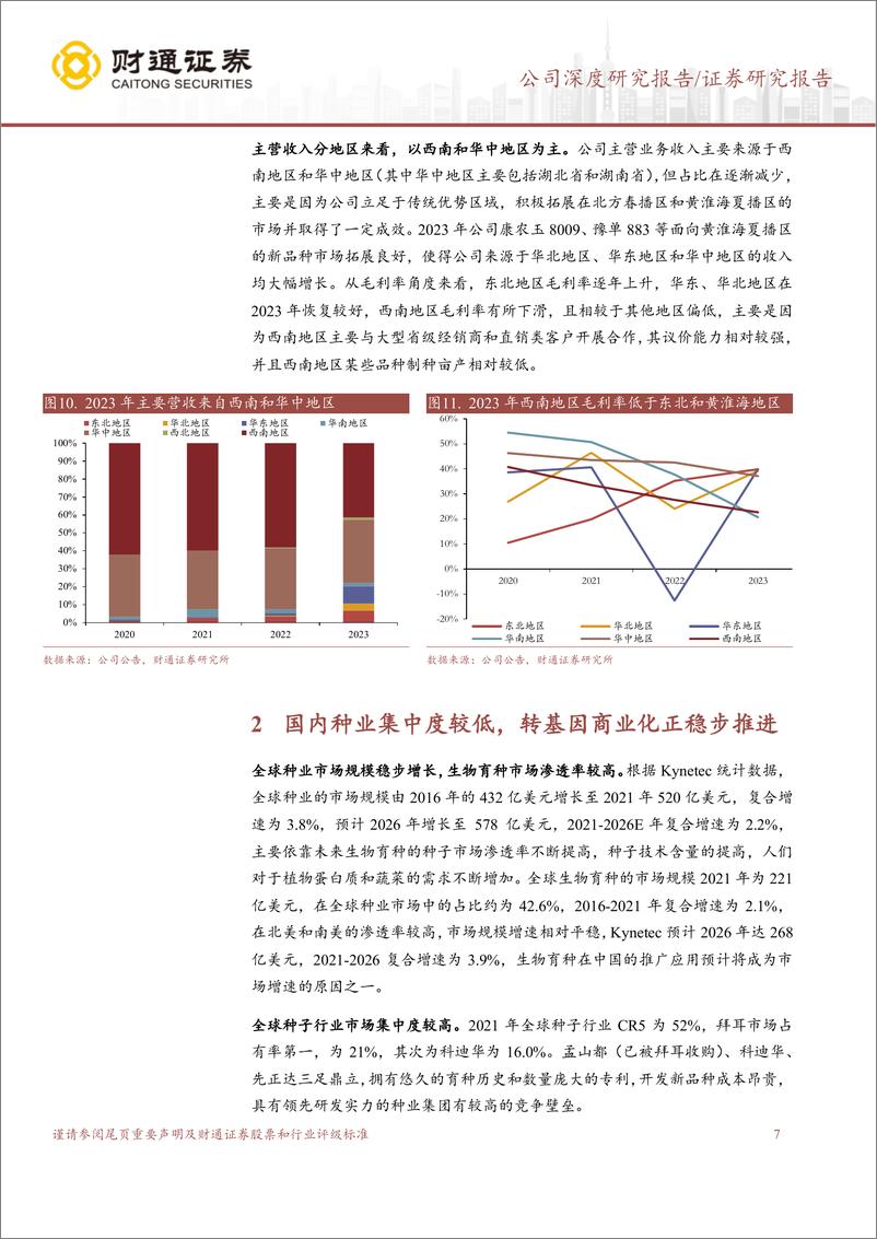 《康农种业(837403)立足西南布局黄淮海，大单品推广有望放量-241216-财通证券-21页》 - 第7页预览图