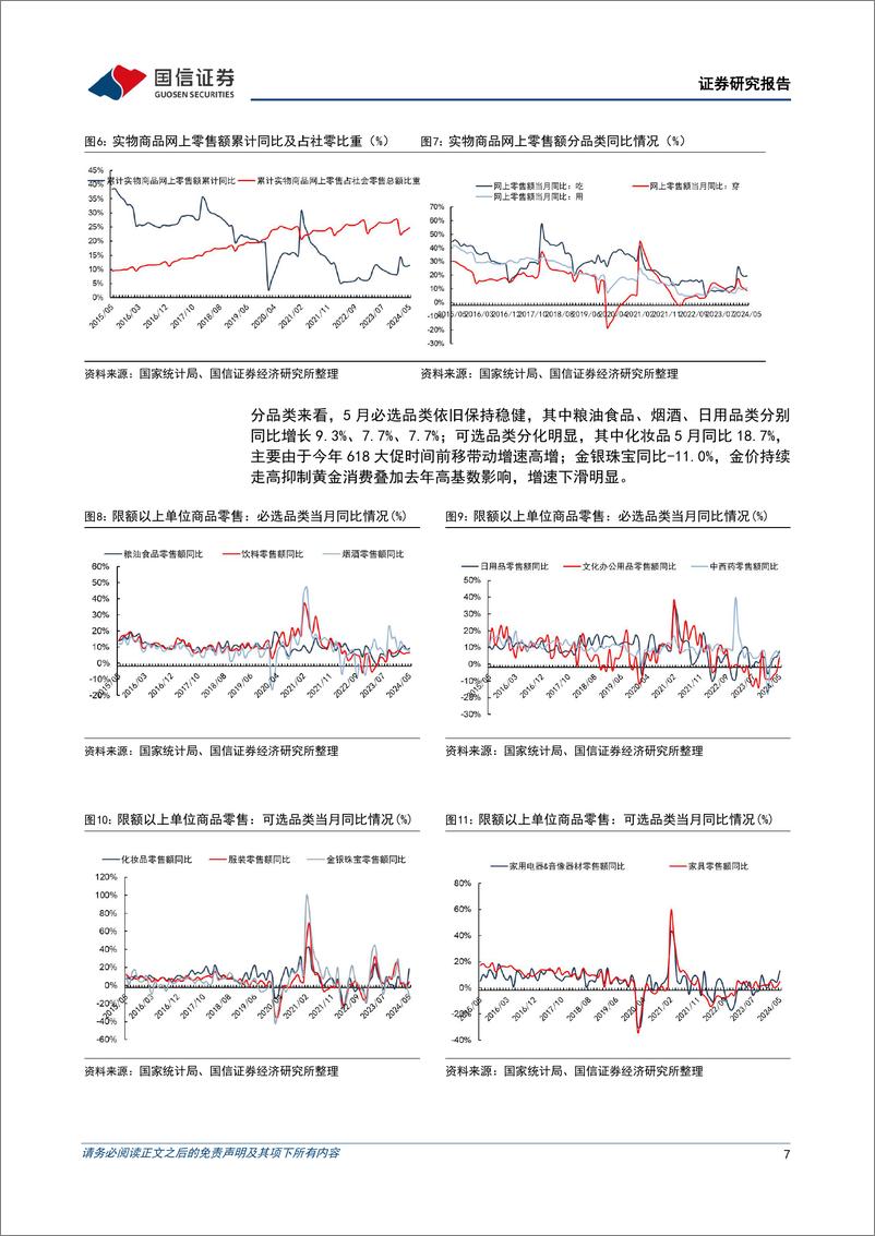 《商贸零售行业7月投资策略：线下零售积极求变，胖东来调改为传统商超注入活力-240704-国信证券-13页》 - 第7页预览图