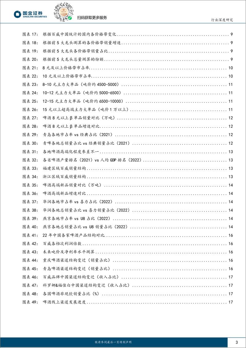 《食品饮料行业深度研究：啤酒，如何看待区域格局之变、高端化进度？-20230808-国金证券-20页》 - 第4页预览图