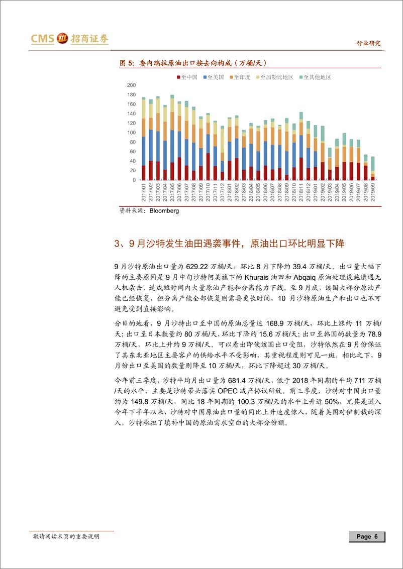 《9月石化行业主要进出口数据分析：原油加速，天然气及PX增速明显回？-20191031-招商证券-14页》 - 第7页预览图