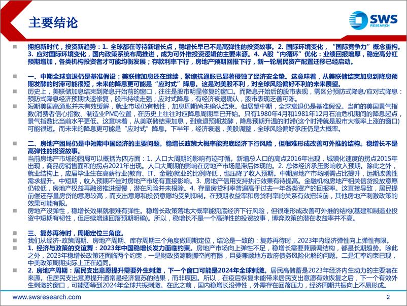 《2023年夏季A股投资策略报告：新时代，新趋势-20230704-申万宏源-90页》 - 第3页预览图