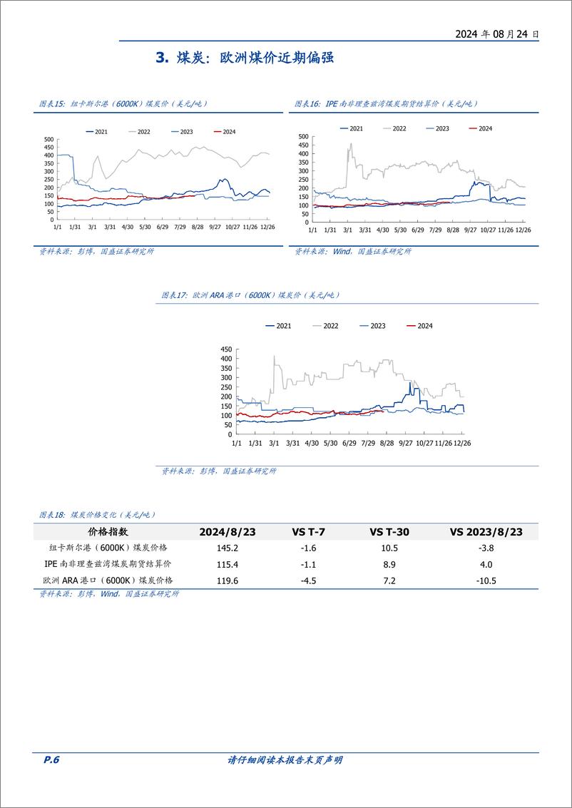 《煤炭开采行业研究简报：印度上半年煤炭进口创新高，库存延续历史高位-240824-国盛证券-11页》 - 第6页预览图