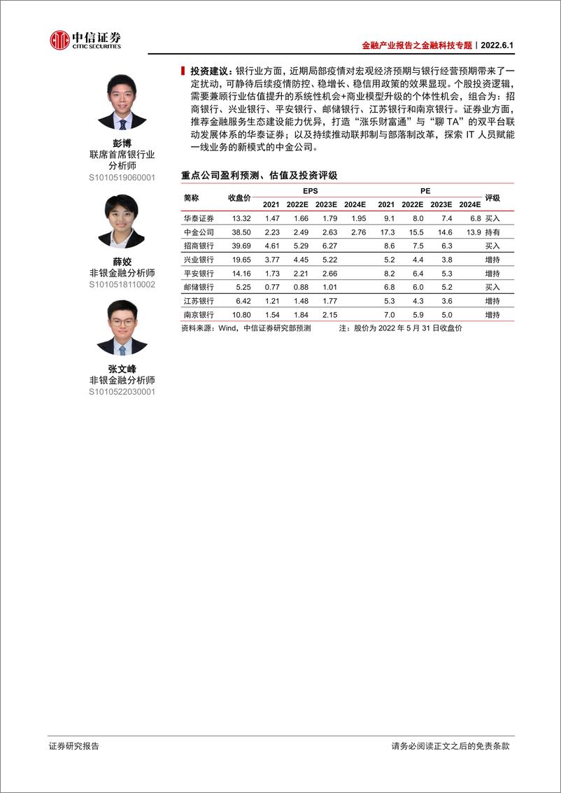 《金融行业产业报告之金融科技专题：金融科技持续加码，长远革新挑战仍存-20220601-中信证券-28页》 - 第3页预览图