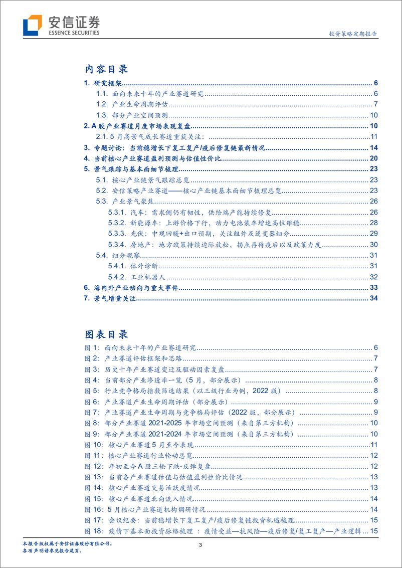 《A股核心产业赛道述评月刊（第五期）：坚守主阵地，三谈“挺进稳增长”-20220526-安信证券-39页》 - 第4页预览图