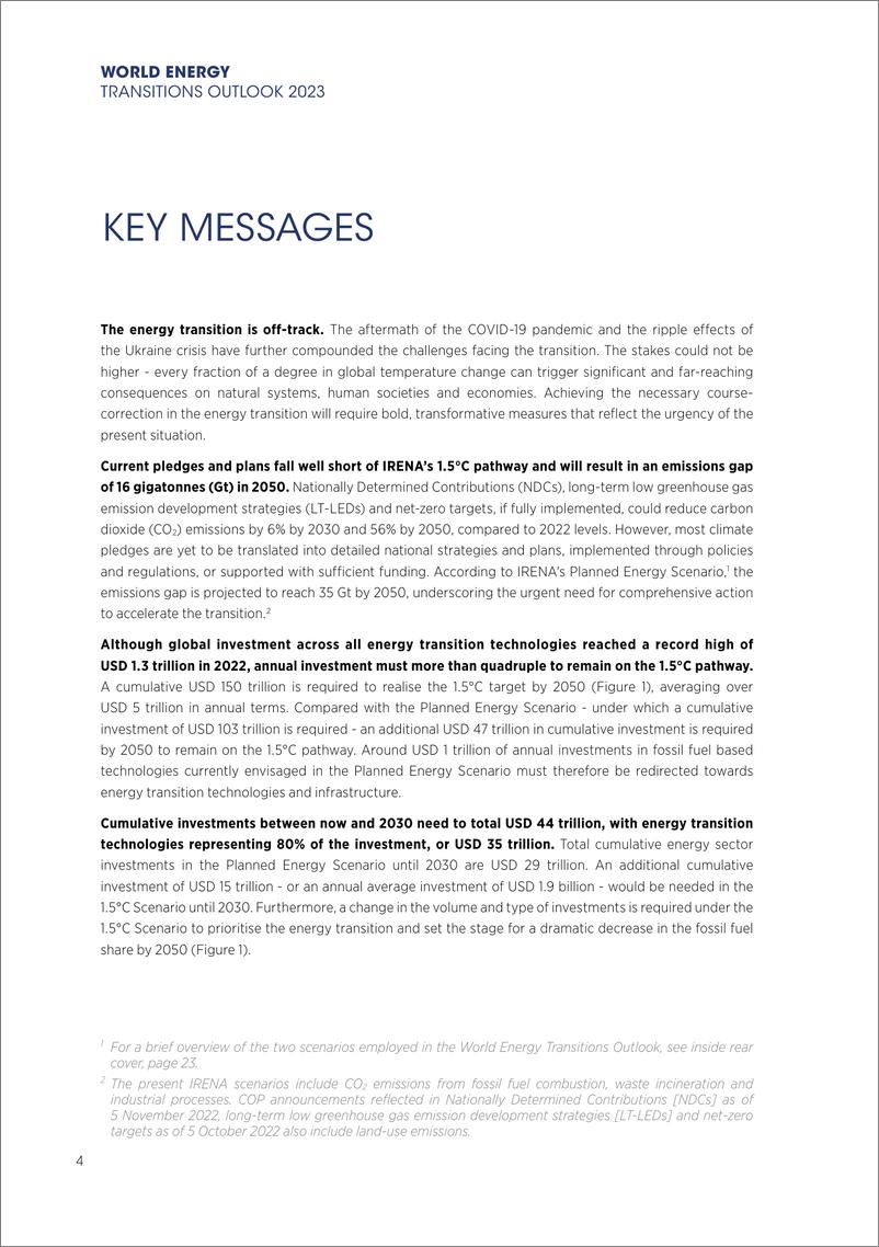《2023年世界能源转型展望概览：1.5°C路径IRENWETPrevie2023-24页》 - 第5页预览图