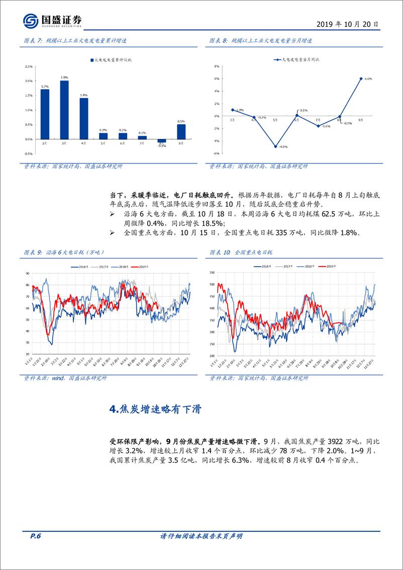 《煤炭开采行业：进口限制不及预期，高库存持续压制价格-20191020-国盛证券-16页》 - 第7页预览图