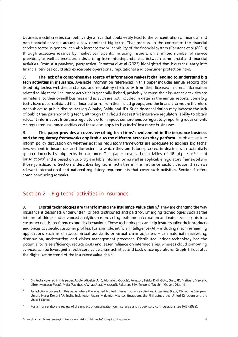 《国际清算银行-从点击到索赔：大型科技公司进军保险的新兴趋势和风险（英）-2023.8-43页》 - 第8页预览图