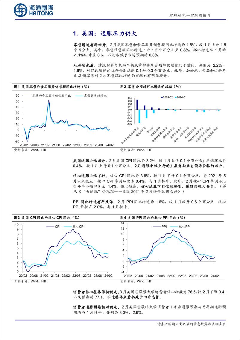 《海外经济政策跟踪：日本货币政策或有调整-240319-海通国际-16页》 - 第4页预览图