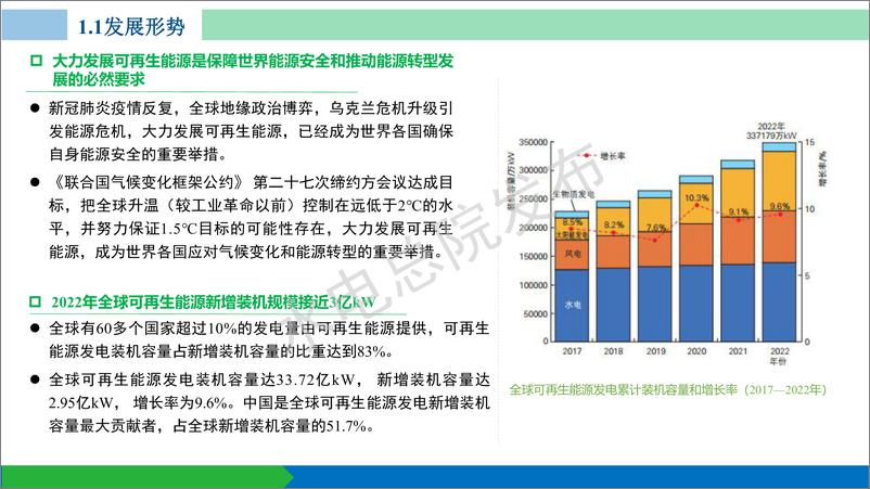 《中国可再生能源发展报告2022-水电水利规划设计总院 易跃春-2023》 - 第6页预览图