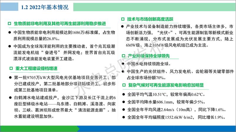 《中国可再生能源发展报告2022-水电水利规划设计总院 易跃春-2023》 - 第8页预览图