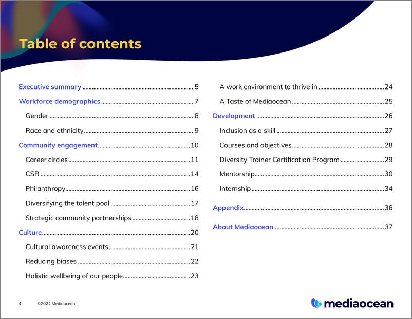 《Mediaocean：2023年多元化报告：促进包容 推动变革（英文版）》 - 第4页预览图