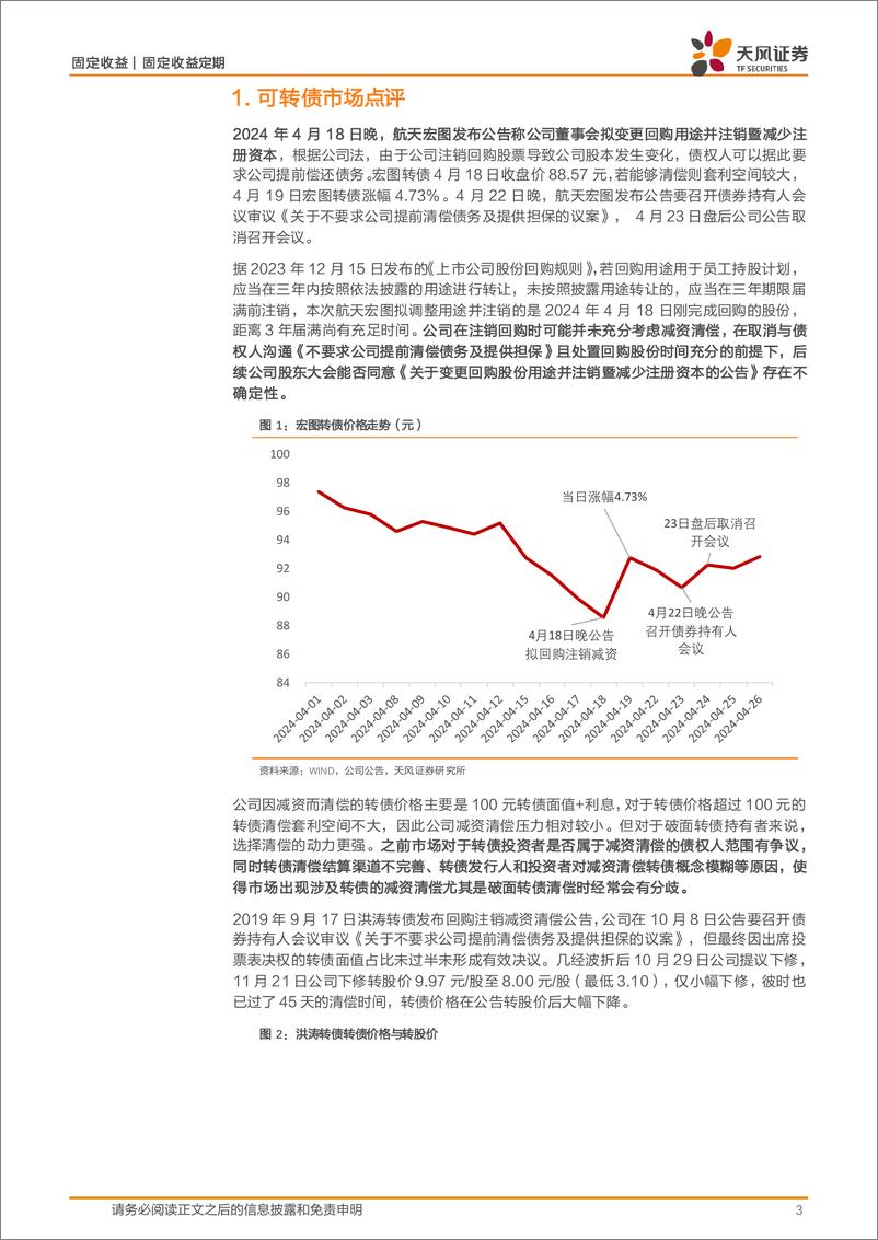 《可转债市场：公司减资清偿转债的方式变化-240428-天风证券-10页》 - 第3页预览图