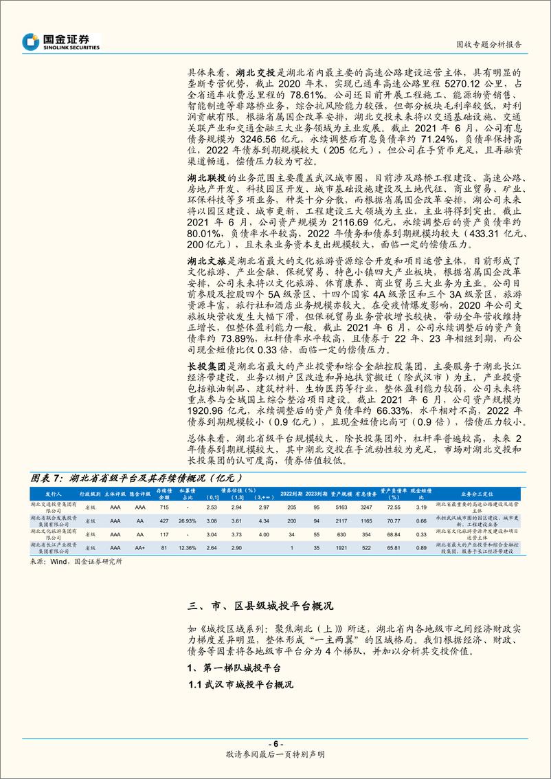 《固收专题分析报告：城投区域系列，聚焦湖北（下）-20220311-国金证券-27页》 - 第7页预览图