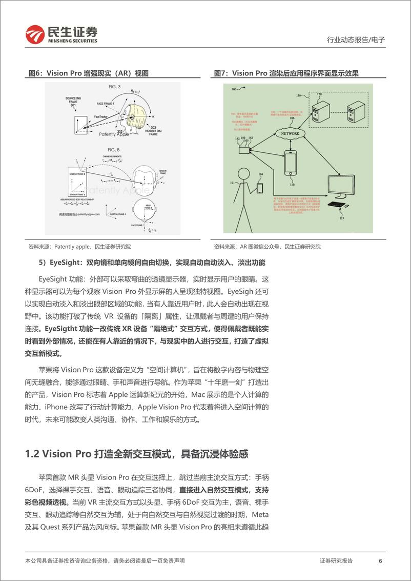 《电子行业跟踪：从苹果专利布局，看Vision Pro交互创新-20230908-民生证券-16页》 - 第7页预览图