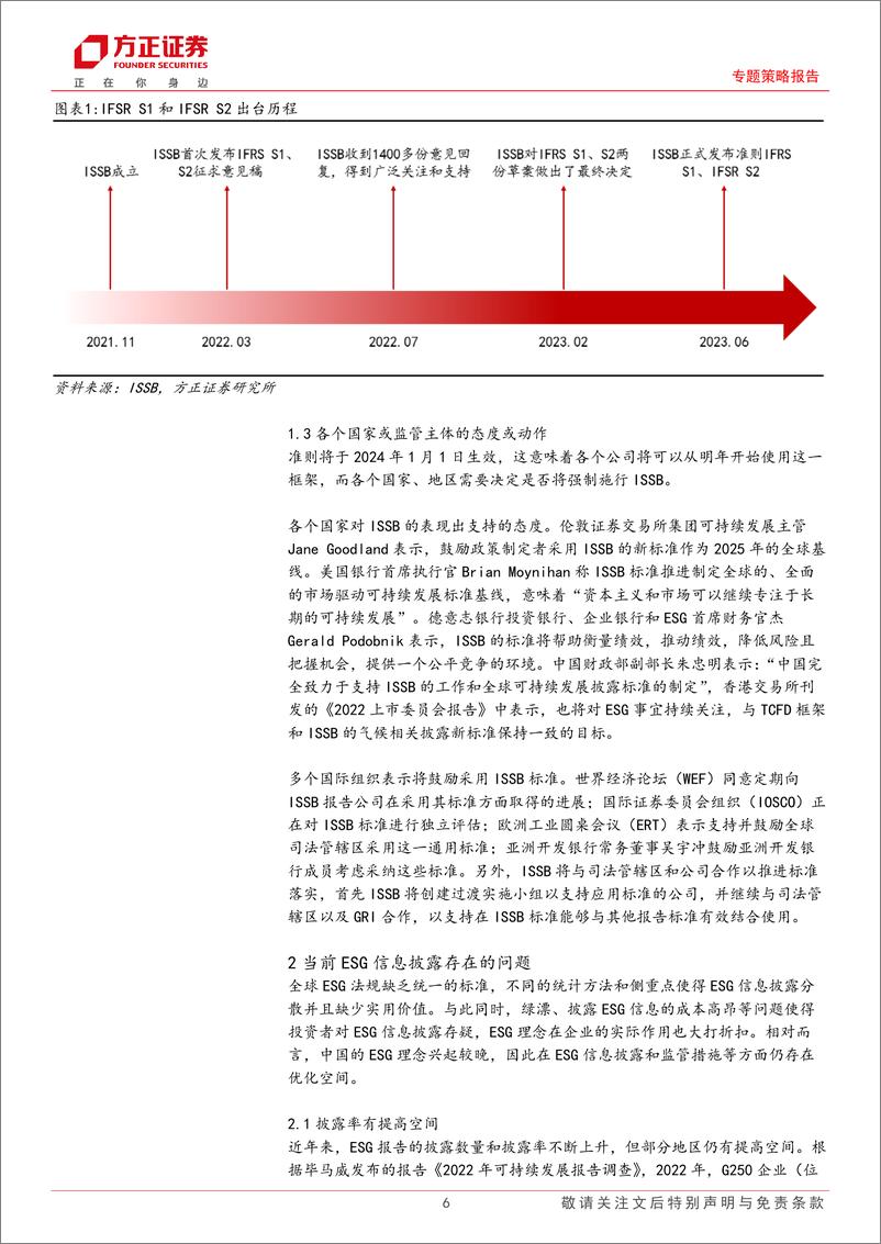 《ESG专题策略报告：ISSB准则发布，ESG信披迈入新阶段-20230714-方正证券-19页》 - 第7页预览图