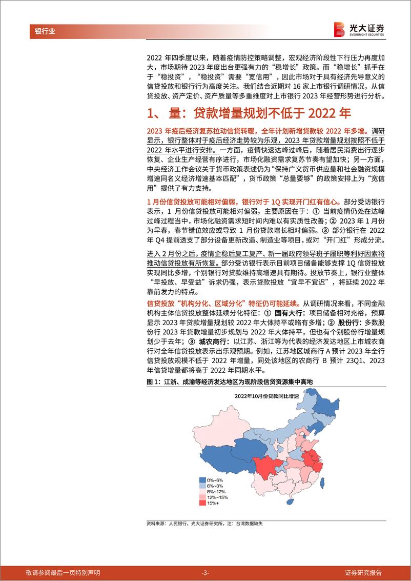 《银行业：从上市银行视角看2023年经营，基于16家上市银行的调研分析》 - 第3页预览图