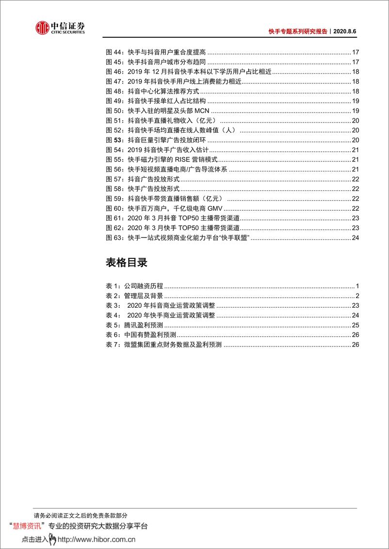 《短视频行业快手专题系列研究报告：快手，看见的力量-中信证券-20200806》 - 第4页预览图