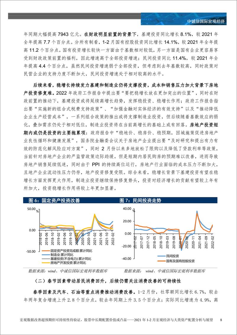 《中诚信-宏观数据改善超预期但可持续性待验证，股票中长期配置价值或凸显——2021年1-2月宏观经济与大类资产配置分析与展望-19页》 - 第8页预览图