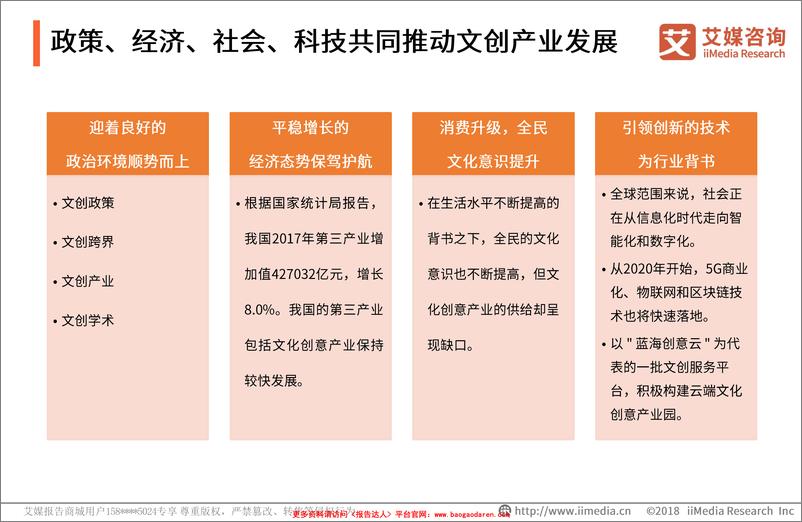 《2018年  2018-2019中国文化创意产业现状及发展趋势分析报告【47页】》 - 第5页预览图