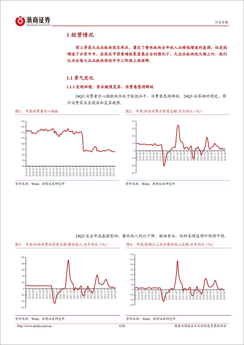 《非白酒行业大众品24Q4策略暨24Q3业绩前瞻：低增速下牛市三阶段-241006-浙商证券-20页》 - 第3页预览图