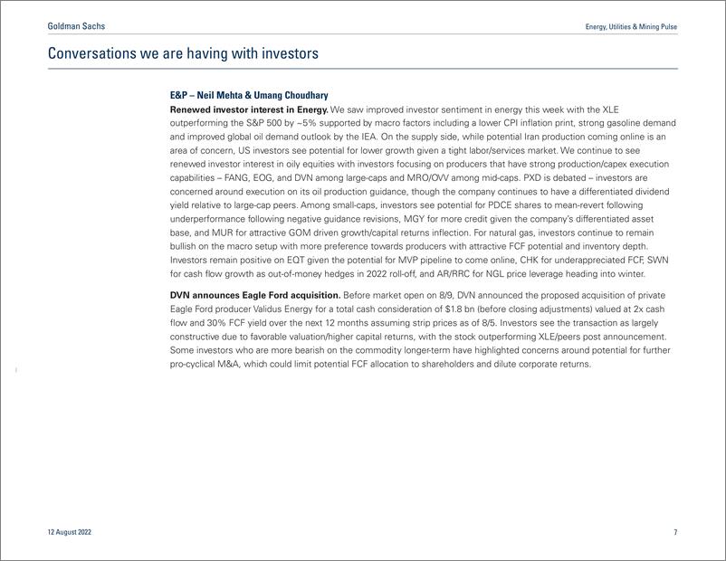 《Energy, Utilities & Mining Puls Investors Askin Screening for Large Cap Laggards in Natural Resources — Summer Edition(1)》 - 第8页预览图