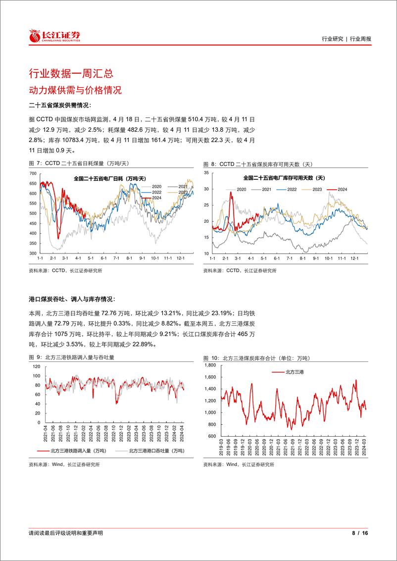 《煤炭与消费用燃料行业：如何看待焦煤上涨持续性？-240421-长江证券-16页》 - 第7页预览图