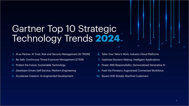 《2024年十大顶级战略技术趋势报告_英文版_》 - 第2页预览图