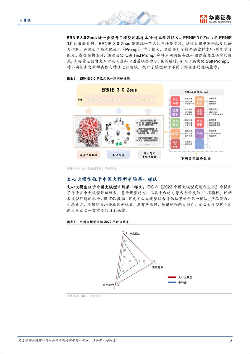 《华泰证券：文心一言：技术与能力拆解》 - 第6页预览图