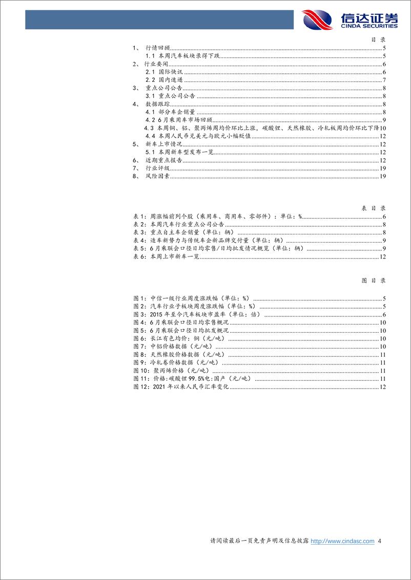 《汽车行业跟踪：下半年新势力交付值得期待，智能化有望带动特斯拉产业链预期持续修复-240707-信达证券-21页》 - 第4页预览图