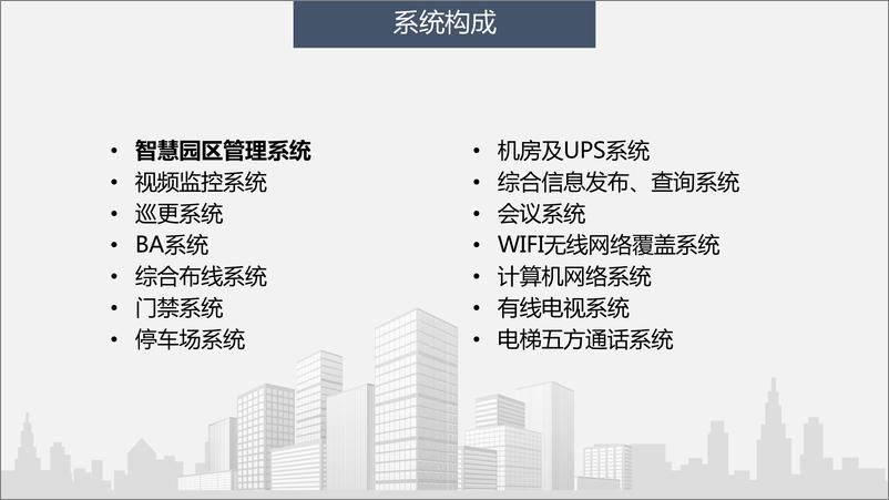 《智慧园区智能化各子系统初步设计方案》 - 第7页预览图