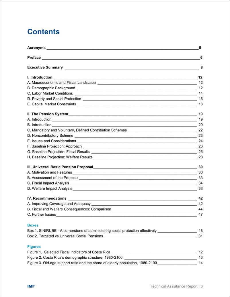 《IMF-哥斯达黎加：技术援助报告普遍基本养老金：目标和制约因素（英）-2024.5-55页》 - 第3页预览图