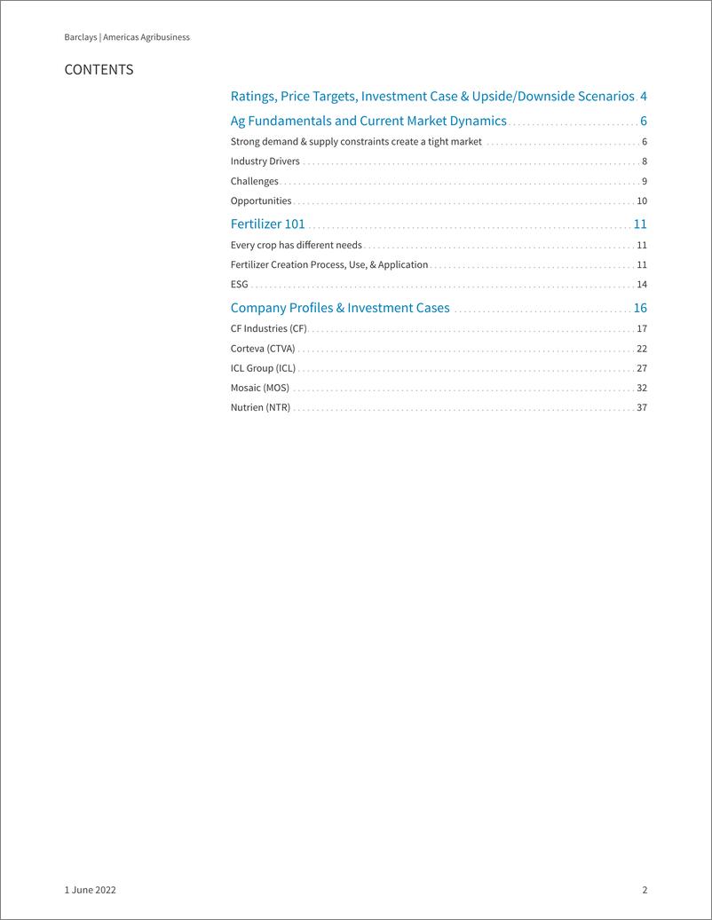 《巴克莱-美股农业综合企业行业-在化肥领域打下新根基-2022.6.1-54页》 - 第3页预览图