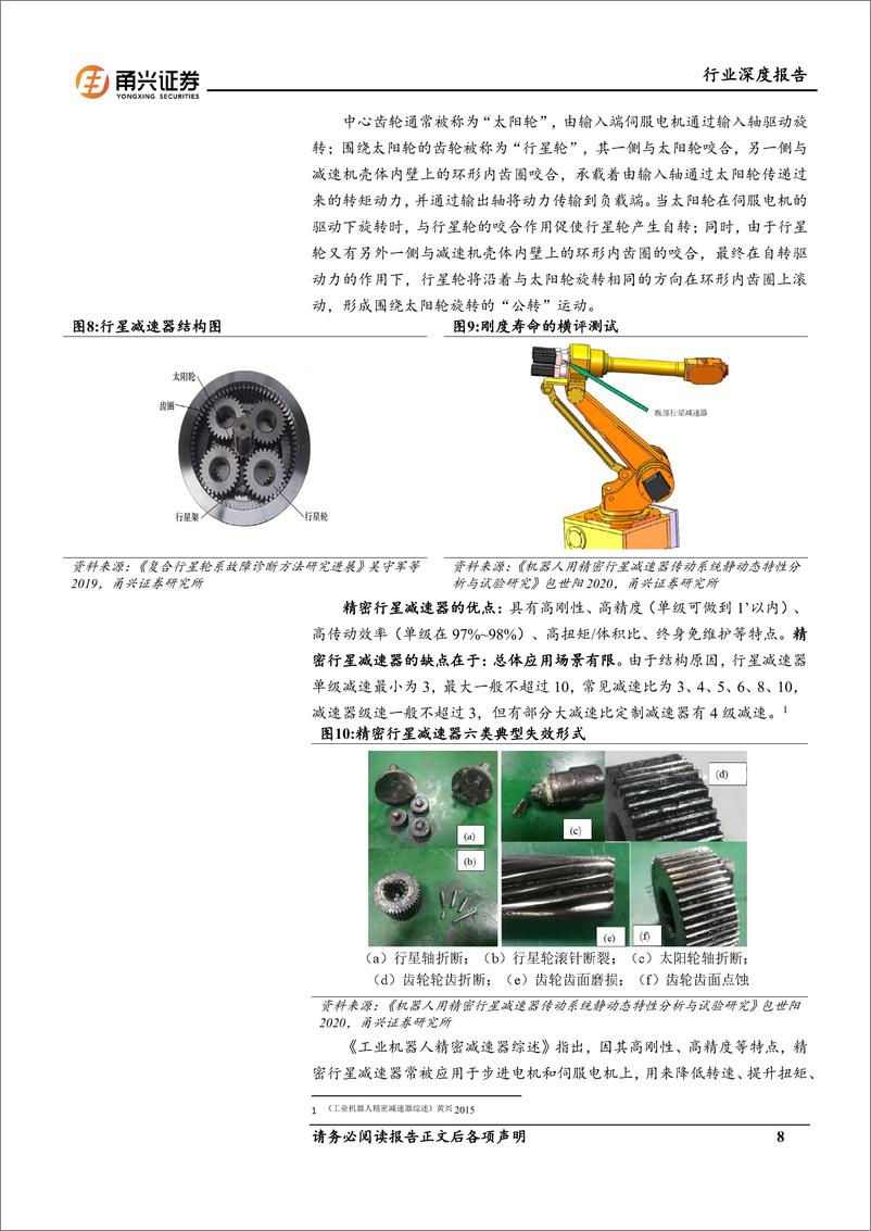 《甬兴证券-人形机器人行业深度报告-二-：精密减速器：人形机器人核心零部件，国内厂商迎来长期成长空间》 - 第8页预览图