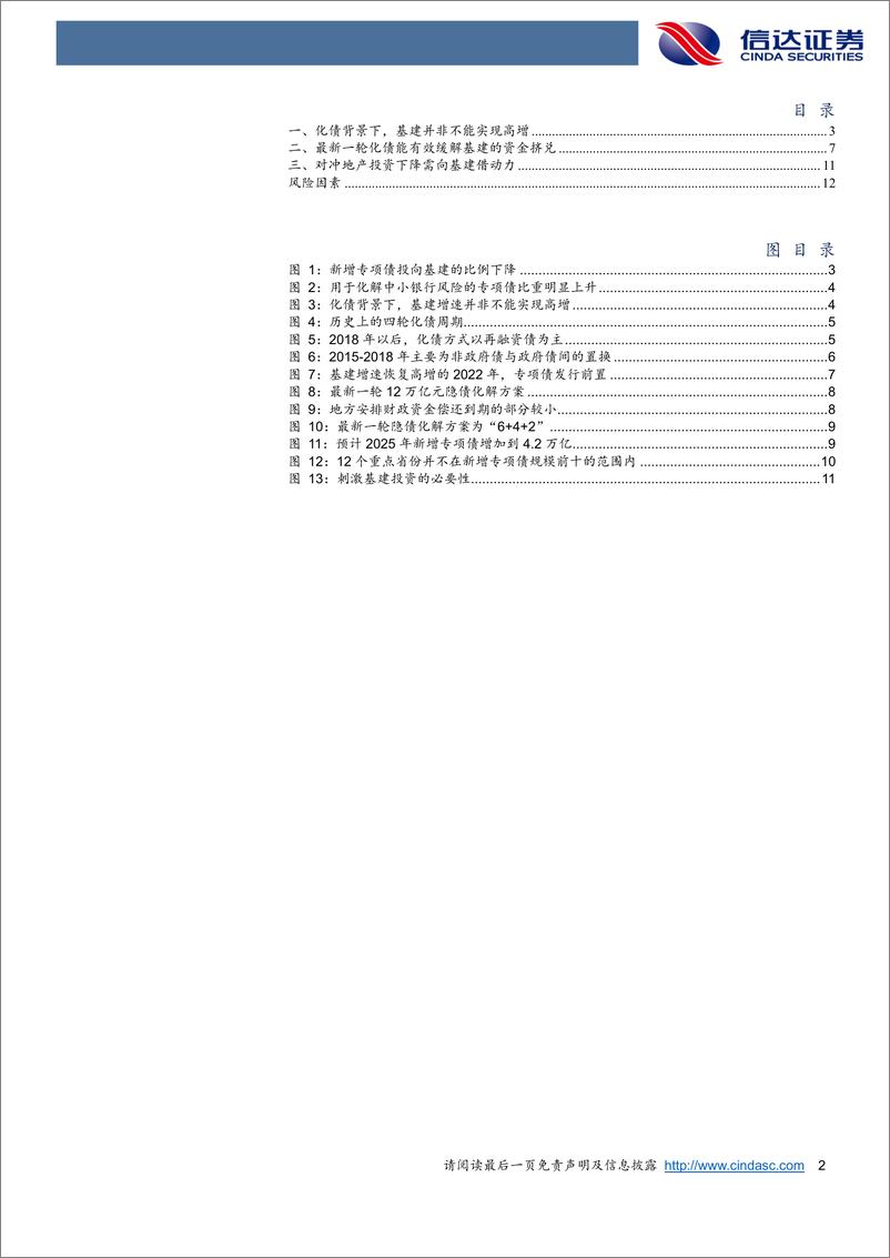 《新一轮化债是怎样影响基建投资的？-信达证券-250110-14页》 - 第2页预览图