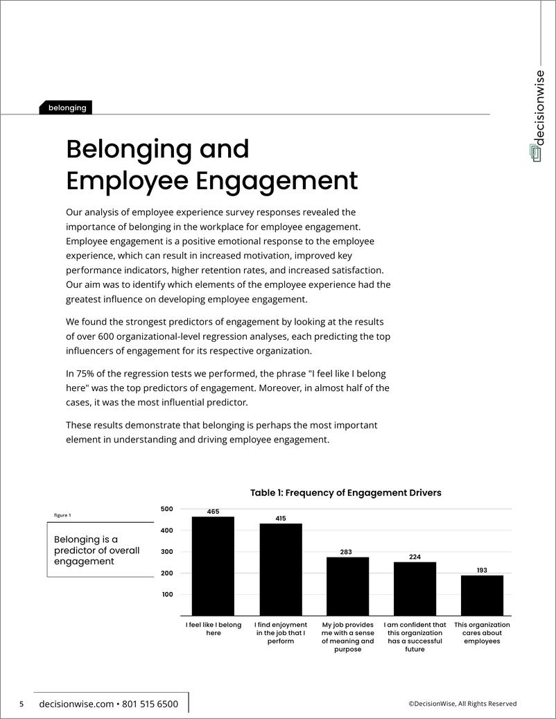 《DecisionWise：2024工作中的归属感：员工敬业和包容的关键报告（英文版）》 - 第5页预览图