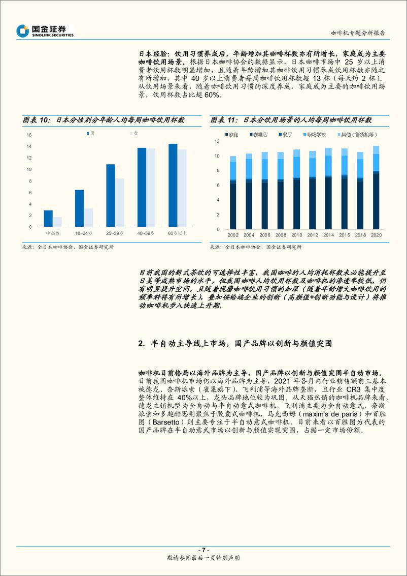 《2022咖啡机行业专题分析报告：咖啡机开启精致生活，国产品牌创新突围》 - 第7页预览图