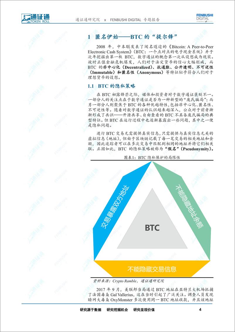 《区块链行业技术引卷之十：捍卫隐私，匿名技术的兴起-20190710-通证通研究院-13页》 - 第5页预览图