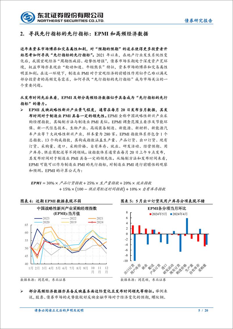 《经济变化“先睹为快”系列二：基于EPMI和高频指标的PMI预测模型-240604-东北证券-20页》 - 第5页预览图