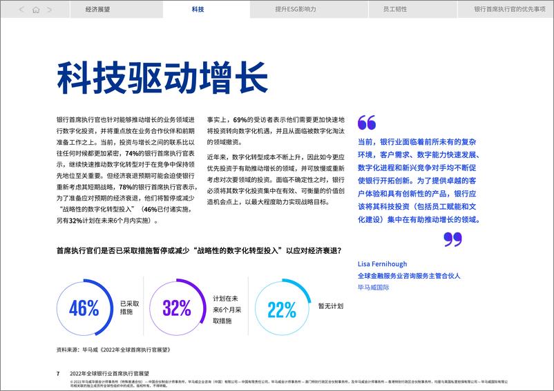 《2022年全球银行业首席执行官展望》英-15页 - 第7页预览图