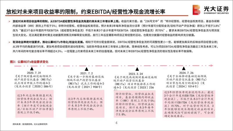 基础设施行业《关于全面推动基础设施领域不动产投资信托基金(REITs)项目常态化发行的通知》的点评：公募REITs迈入常态化发行新阶段，资产价值重估及助力化债均可期-240729-光大证券-13页 - 第5页预览图