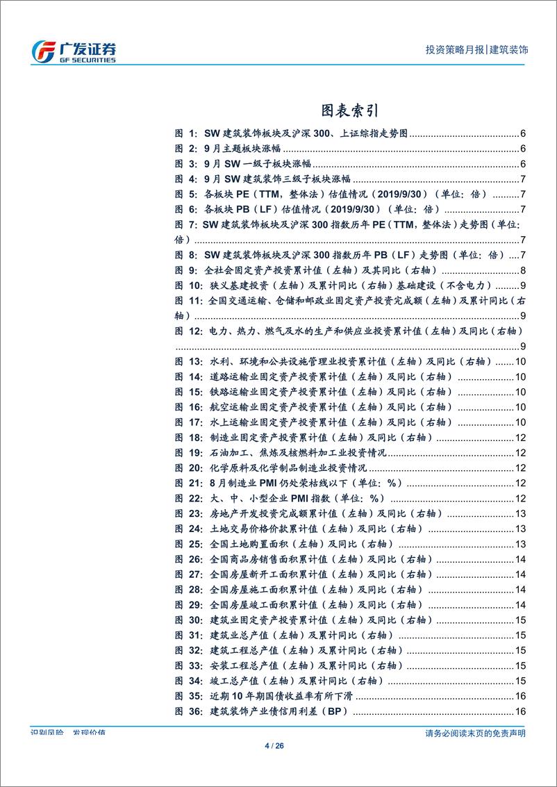 《建筑装饰行业月度分析报告：8月基建投资增速创新高，9月初国常会加码专项债-20191009-广发证券-26页》 - 第5页预览图