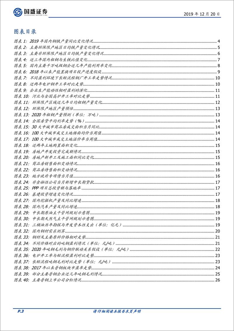 《钢铁行业：自下而上，同中求异-20191220-国盛证券-28页》 - 第4页预览图